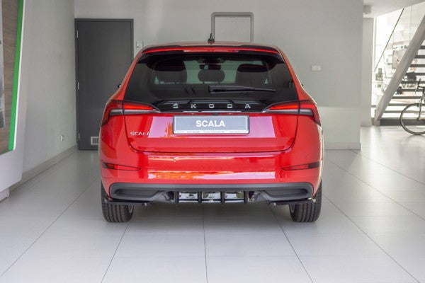 Maxton Rear Side Splitters Skoda Scala - Gloss Black