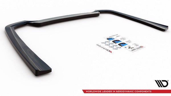 Maxton Central Rear Splitter Mercedes-Benz Cls Amg-Line C257 - Gloss Black
