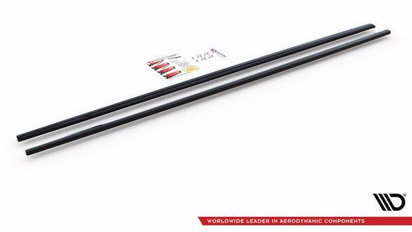 Maxton Side Skirts Diffusers BMW M5 E39 - Gloss Black