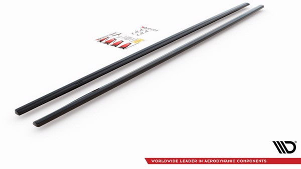Maxton Side Skirts Diffusers BMW M5 E39 - Gloss Black