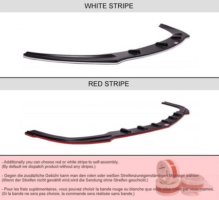 Maxton Rear Side Splitters Peugeot Rcz - Gloss Black