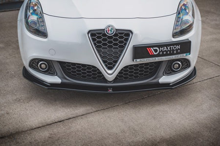 Maxton Front Splitter V.1 Alfa Romeo Giulietta Facelift - Gloss Black