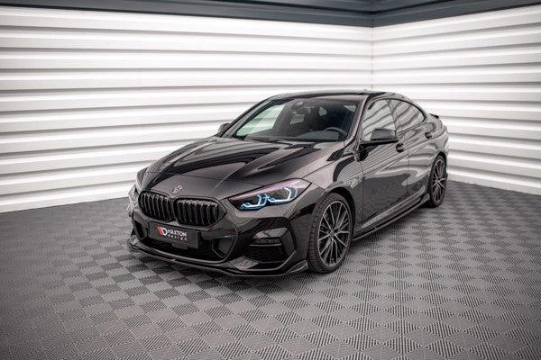 Maxton Front Splitter V.3 BMW 2 Gran Coupe M-Pack / M235I F44 - Gloss Black