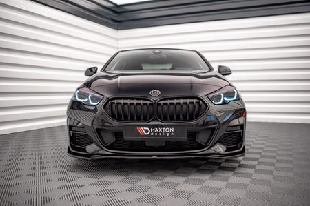 Maxton Front Splitter V.3 BMW 2 Gran Coupe M-Pack / M235I F44 - Gloss Black