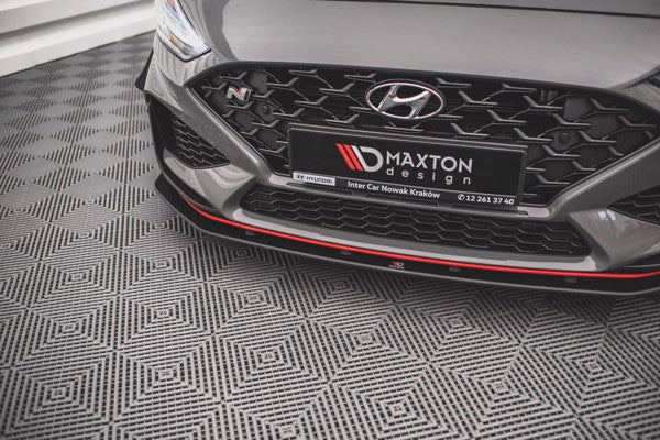 Maxton Street Pro Front Splitter Hyundai I30 N Hatchback/Fastback Mk3 Facelift - Black