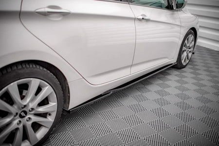 Maxton Side Skirts Diffusers Hyundai I40 Mk1 - Gloss Black