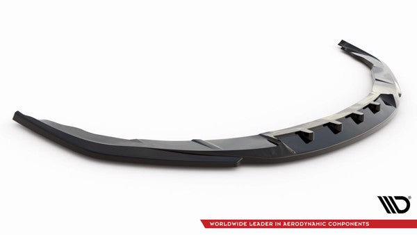 Maxton Front Splitter V.2 Porsche Panamera Turbo Sport Design Package 970 - Gloss Black