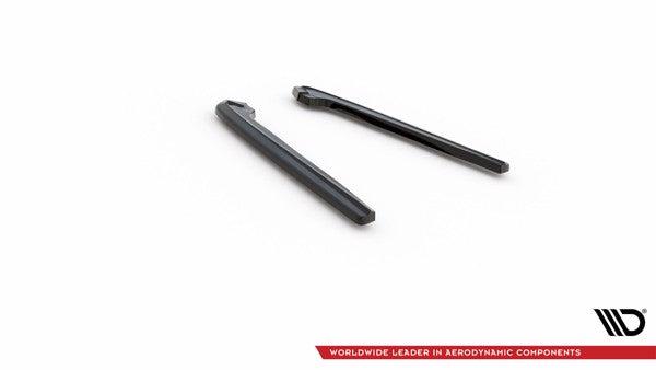Maxton Rear Side Splitters Ford Mustang Mk5 Facelift - Gloss Black