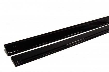Maxton Side Skirts Diffusers V.1 VW Golf 7 R / R-Line - Gloss Black