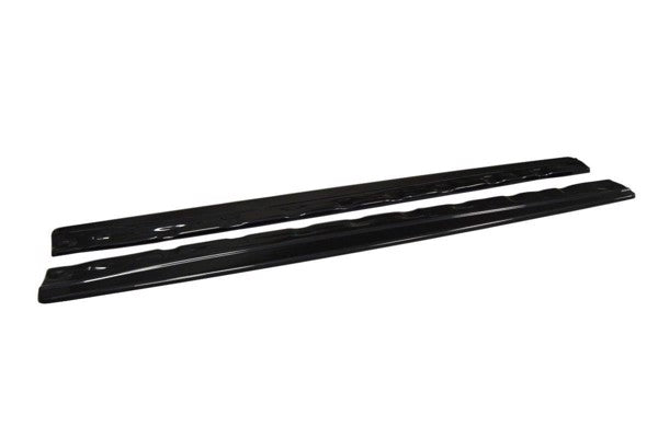 Maxton Side Skirts Diffusers Honda Civic Mk9 Facelift - Gloss Black