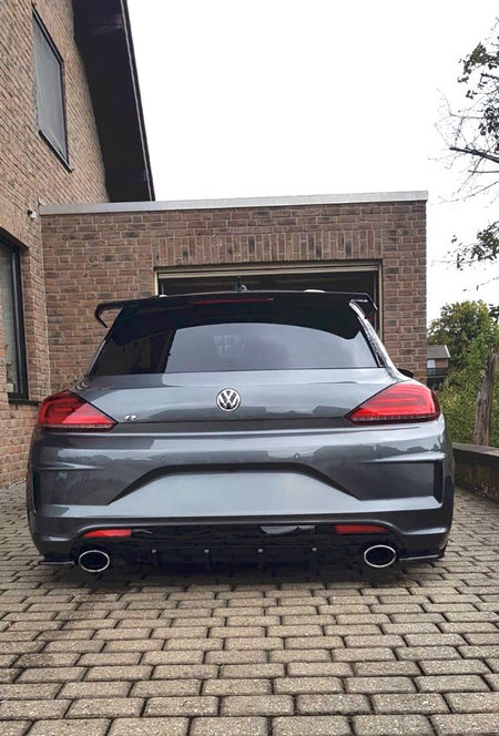 Maxton Rear Side Splitters Volkswagen Scirocco Mk.3 R Facelift - Gloss Black