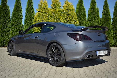 Maxton Side Skirts Diffusers Hyundai Genesis Coupé Mk.1 - Gloss Black