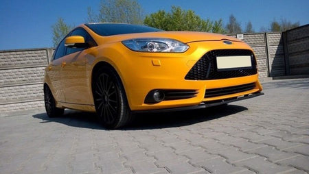 Maxton Front Splitter V.1 Ford Focus St Mk3 - Gloss Black