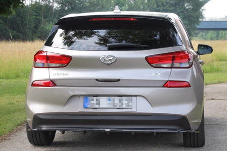 Maxton Spoiler Extension Hyundai I30 Mk3 Hatchback - Gloss Black