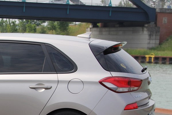Maxton Spoiler Extension Hyundai I30 Mk3 Hatchback - Gloss Black