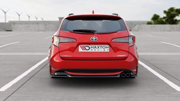 Maxton Rear Side Splitters Toyota Corolla Xii Touring Sports - Gloss Black