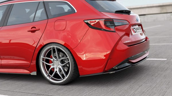 Maxton Rear Side Splitters Toyota Corolla Xii Touring Sports - Gloss Black