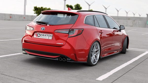 Maxton Rear Side Splitters Toyota Corolla Xii Touring Sports - Gloss Black