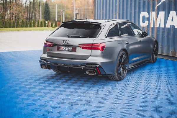 Maxton Spoiler Cap V.1 Audi RS6 C8 - Gloss Black