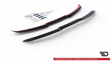 Maxton Spoiler Cap V.1 Audi RS6 C8 - Gloss Black