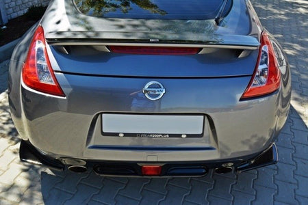 Maxton Central Rear Splitter Nissan 370Z - Gloss Black
