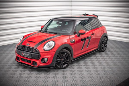 Maxton Front Splitter Mini Cooper S John Copper Works F56 - Gloss Black