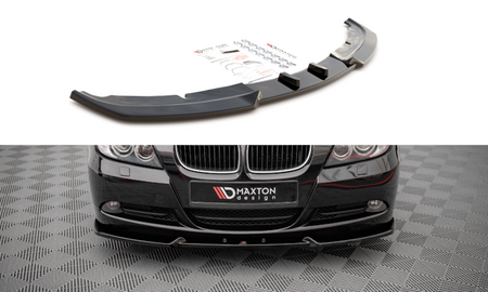 Maxton Front Splitter V.1 BMW 3 E90 - Gloss Black