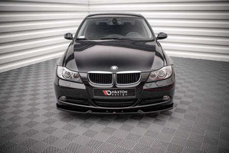 Maxton Front Splitter V.1 BMW 3 E90 - Gloss Black