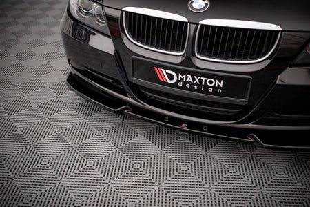 Maxton Front Splitter V.1 BMW 3 E90 - Gloss Black