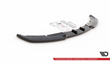 Maxton Front Splitter V.1 BMW 3 E90 - Gloss Black