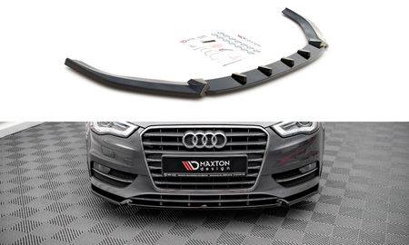 Maxton Front Splitter Audi A3 Sportback 8V - Gloss Black