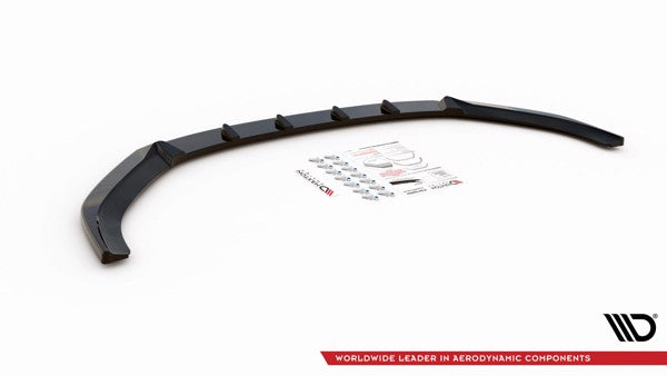 Maxton Front Splitter Audi A3 Sportback 8V - Gloss Black