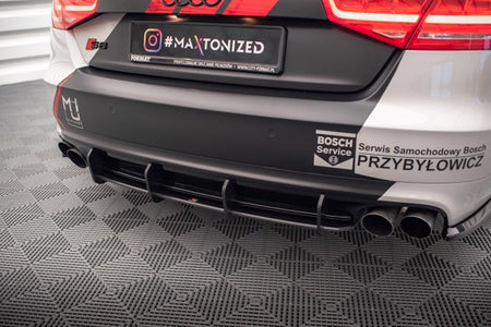 Maxton Street Pro Rear Diffuser Audi S8 D4 - Black