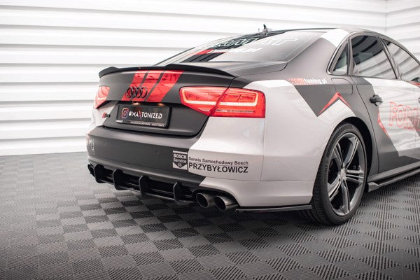 Maxton Street Pro Rear Diffuser Audi S8 D4 - Black