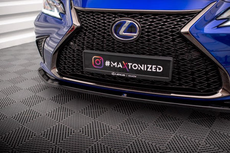 Maxton Front Splitter V.1 Lexus Es F Sport Mk7 - Gloss Black