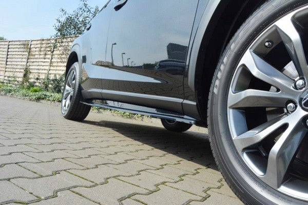 Maxton Side Skirts Diffusers Lexus Nx Preface/Facelift - Gloss Black
