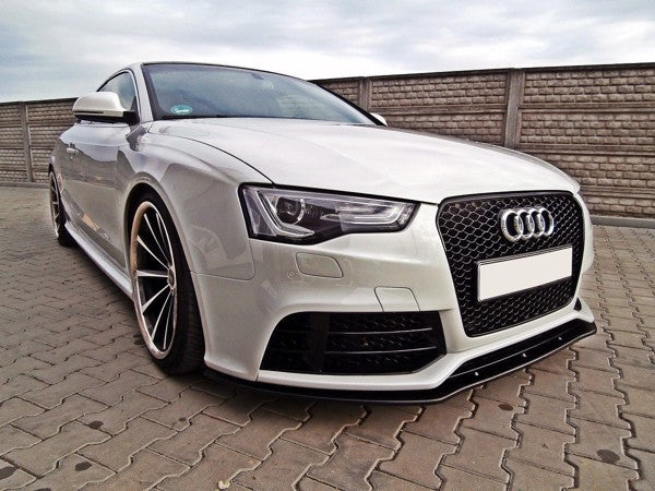 Maxton Front Splitter Audi RS5 Facelift Model (2011-) - Gloss Black