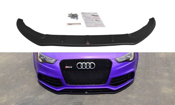 Maxton Front Splitter Audi RS5 Facelift Model (2011-) - Gloss Black