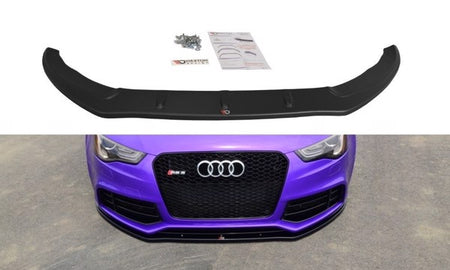 Maxton Front Splitter Audi RS5 Facelift Model (2011-) - Gloss Black