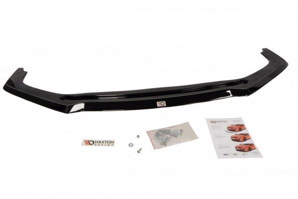 Maxton Front Splitter V.2 Honda Civic Ix Type R - Gloss Black