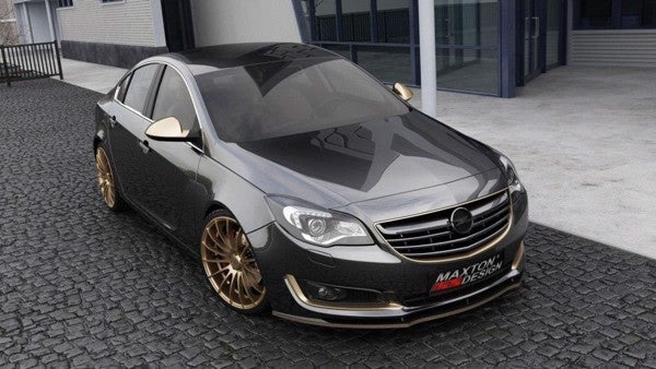 Maxton Front Splitter Opel Insignia Mk1 Facelift Model - Gloss Black