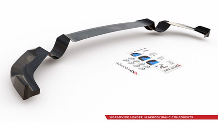Maxton Central Rear Splitter Hyundai I30 N Mk3 Hatchback - Gloss Black