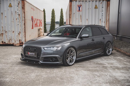 Maxton Side Skirts Diffusers Audi S6 / A6 S-Line C7 Fl