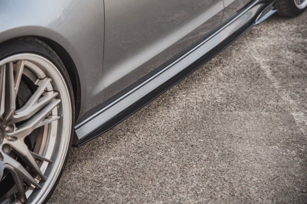 Maxton Side Skirts Diffusers Audi S6 / A6 S-Line C7 Fl