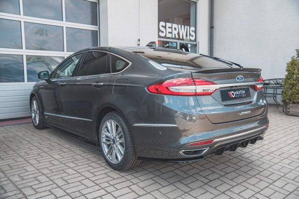 Maxton Rear Side Splitters Ford Mondeo VIgnale Mk5 Facelift - Gloss Black