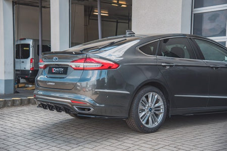 Maxton Rear Side Splitters Ford Mondeo VIgnale Mk5 Facelift - Gloss Black