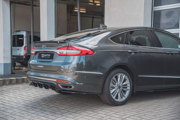 Maxton Rear Side Splitters Ford Mondeo VIgnale Mk5 Facelift - Gloss Black