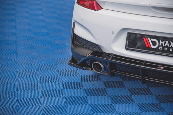 Maxton Rear Side Splitters V.4 Hyundai I30 N Mk3 Hatchback - Gloss Black