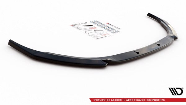 Maxton Front Splitter V.2 Peugeot 308 Gt Mk2 Facelift - Gloss Black