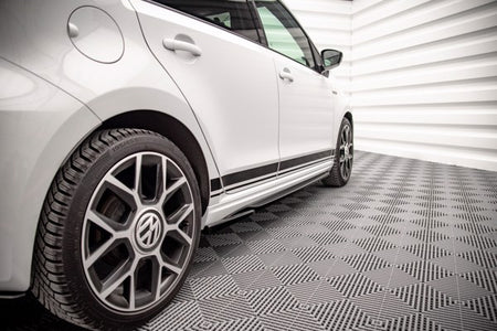 Maxton Side Skirts Diffusers Volkswagen Up Gti - Gloss Black